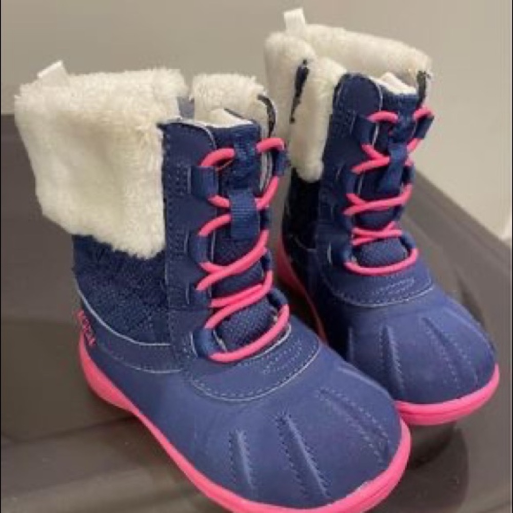 Toddler girl snow boots